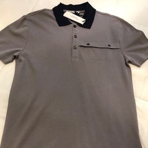 NWT Versace Collection 3 BUTTON POLO